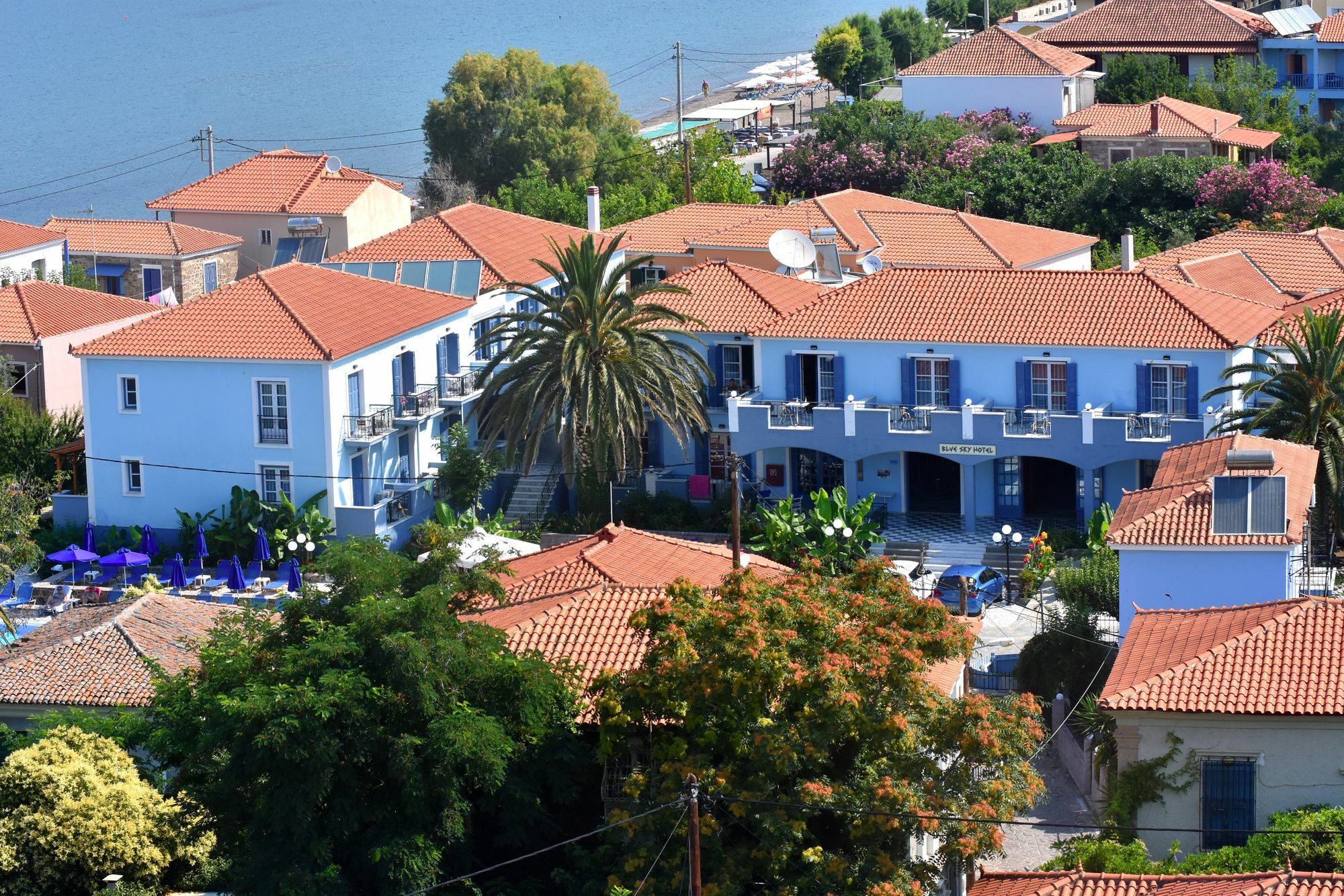 Blue Sky Hotel - Petra - Lesvos - Greece Екстериор снимка